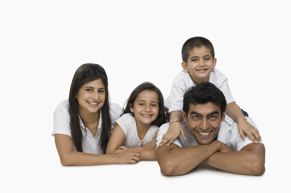 Родители со своими детьми
