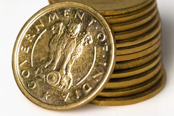 Indian coins — Stock Photo, Image