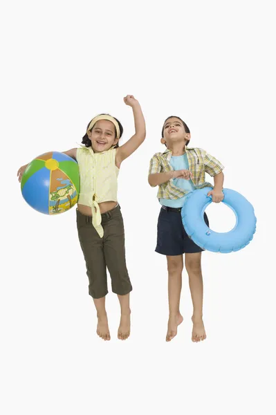 Children playing on vacations — Stock Photo, Image