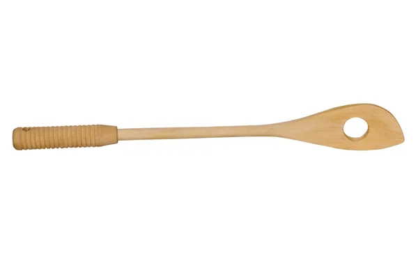 Közeli kép: a fa spatula — Stock Fotó