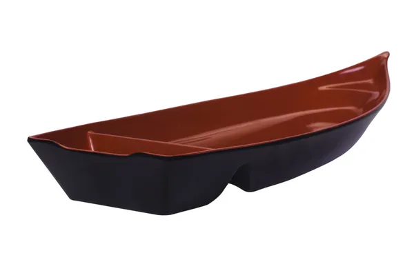 Close-up of a boat shaped tray — Stock Photo, Image