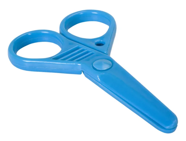Close-up of plastic scissors — Stock Photo, Image