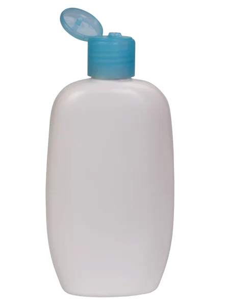 Close-up of a moisturizer bottle — Stock Photo, Image