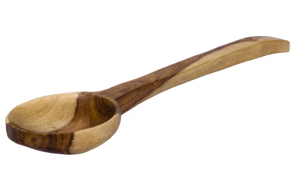 Close-up of a wooden serving spoon — Stock Photo, Image