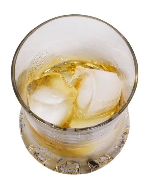 Gros plan d'un verre de whisky — Photo