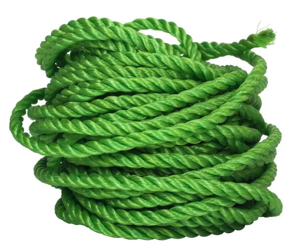 Close-up of a bundle of plastic rope — Stock Photo, Image