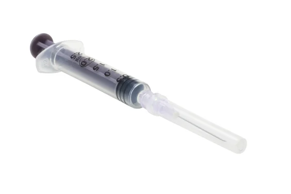 Close-up of a syringe with needle — Stock Photo, Image