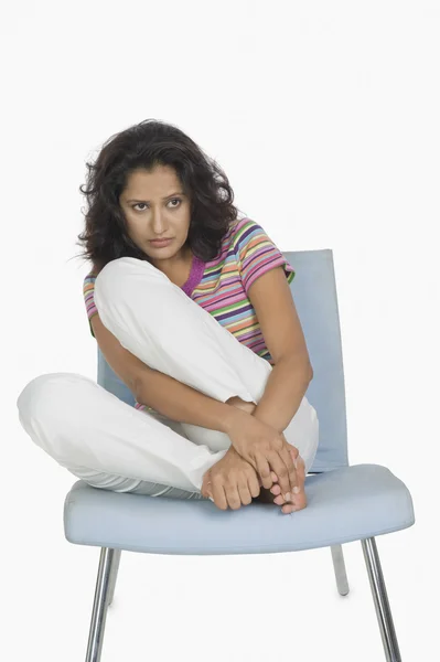 Woman looking depressed — Stock Photo, Image