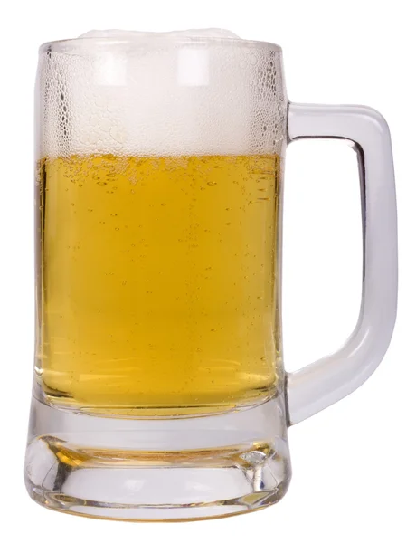 Крупный план кружки пива — стоковое фото