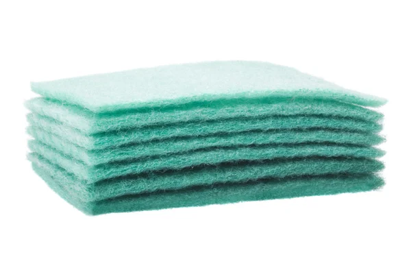 Close-up of a stack of scouring pads — Stock Photo, Image