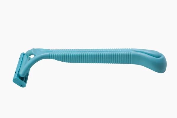 Primer plano de una cuchilla de afeitar de doble hoja — Foto de Stock