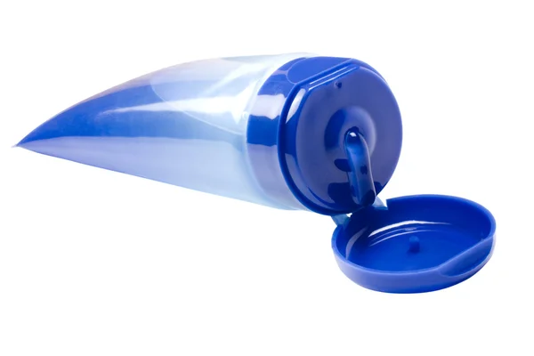 Close-up of a face wash tube — Stock Photo, Image