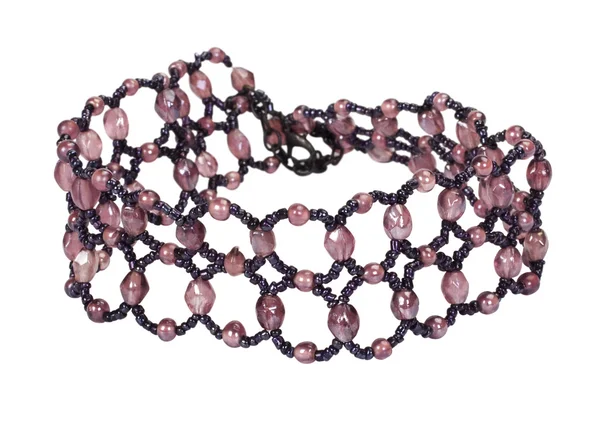 Close-up of a bracelet made from beads — Stock Photo, Image