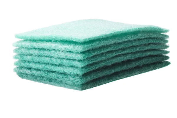 Close-up of a stack of scouring pads — Stock Photo, Image