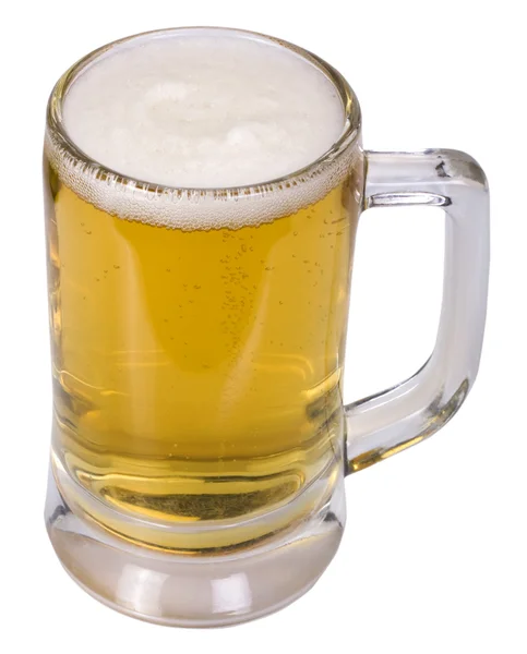 Крупный план кружки пива — стоковое фото
