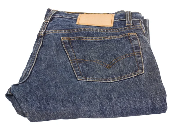 Крупним планом складені джинси — стокове фото