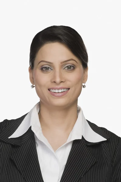 Businesswoman smiling — Stock Photo, Image