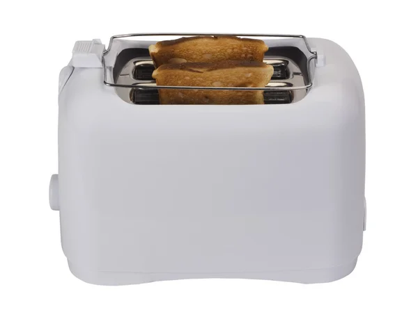 Primo piano di un tostapane con pani tostati — Foto Stock