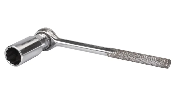 Close-up van een socket moersleutel — Stockfoto
