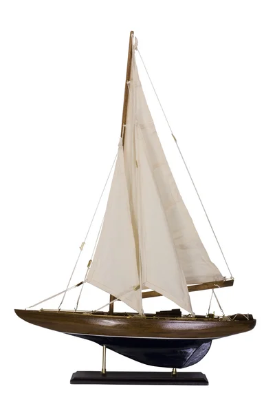 Close-up of a toy sailboat — Stock Photo, Image