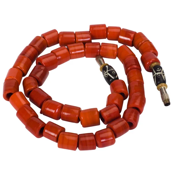 Close-up of necklace of beads — Stock Photo, Image