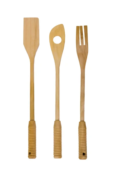 Close-up of wooden utensils — Stock Photo, Image