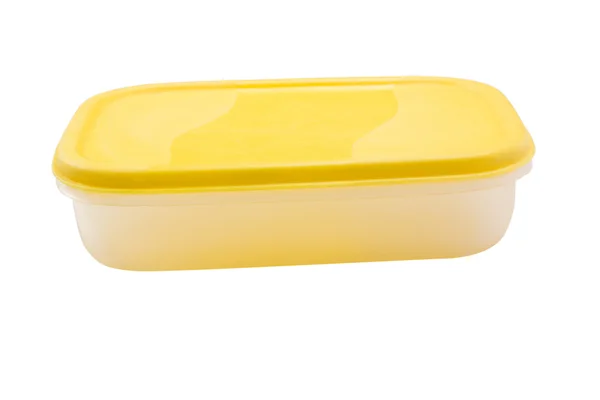 Close-up of a plastic container — Stock Photo, Image