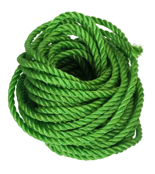 Close-up of a bundle of plastic rope — Stock Photo, Image