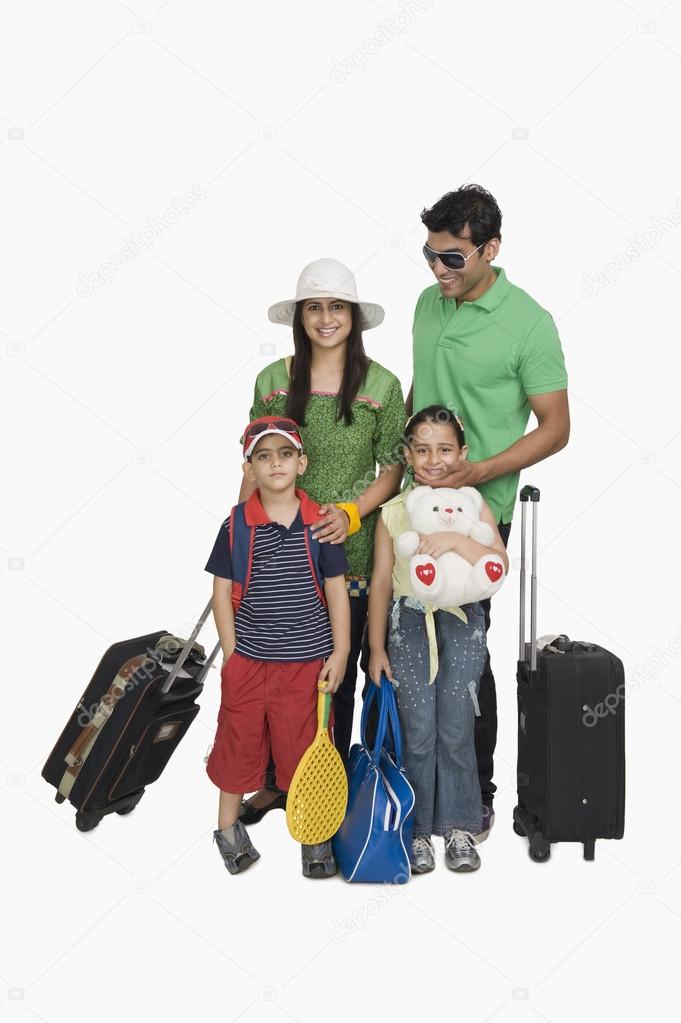 Family going for vacations