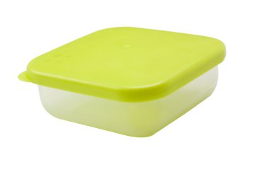 플라스틱 컨테이너의 클로즈업