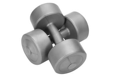 Close-up of dumbbells