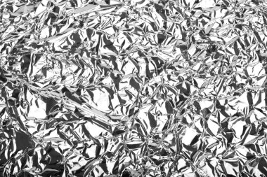 Close-Up bir alüminyum folyo