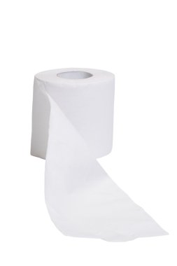 Close-Up bir tuvalet kağıdı rulosu