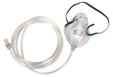 Close-up of an oxygen mask clipart