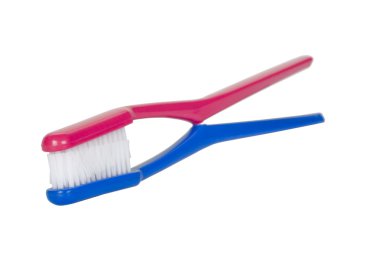 Close-Up beraberlik tasvir eden iki diş fırçaları