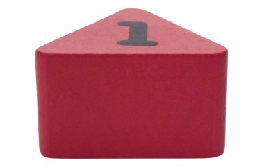 bir üçgen şekli blok 1 numara