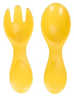 plastik çatal ve kaşık
