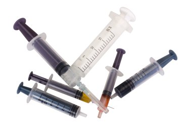 Close-Up çeşitli tıbbi şırınga