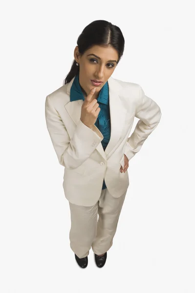 Businesswoman thinking — Stock Photo, Image