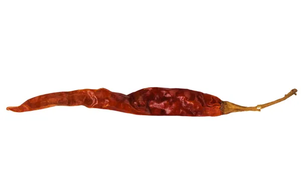 Крупный план сушеного красного перца чили — стоковое фото