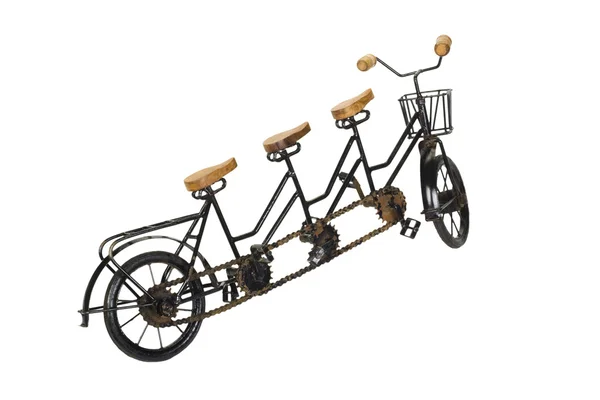 Three seater tandem bicycle — Stock Photo, Image