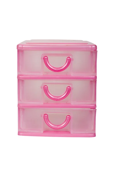 Close-up of plastic drawers — Stock Photo, Image