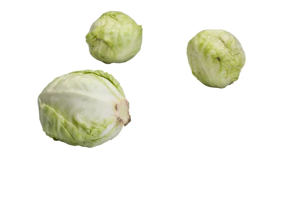Close-up of three cabbages — Stock Photo, Image