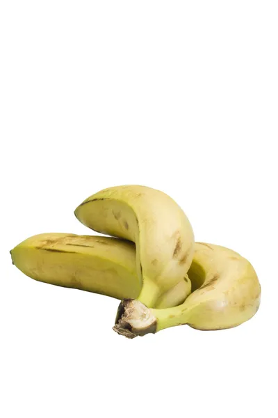 Primer plano de tres plátanos — Foto de Stock