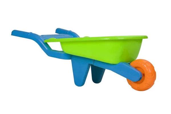 Close-up of a toy wheelbarrow — Stock Photo, Image