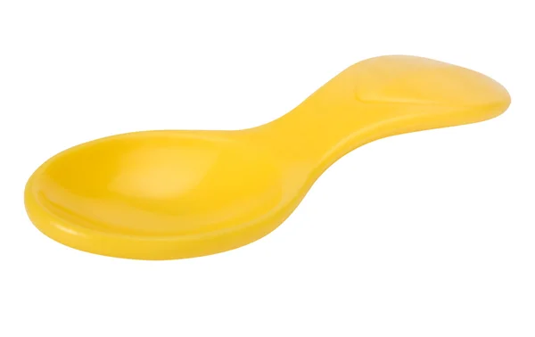 Close-up of a plastic spoon — Stock Photo, Image