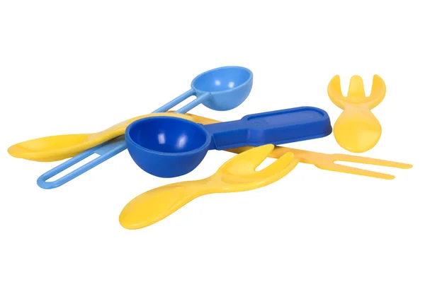 Assorted spoons and forks — Stock Photo, Image