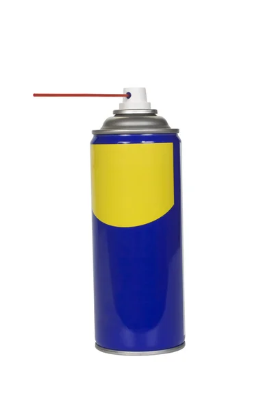 Close-up de uma lata de aerossol — Fotografia de Stock