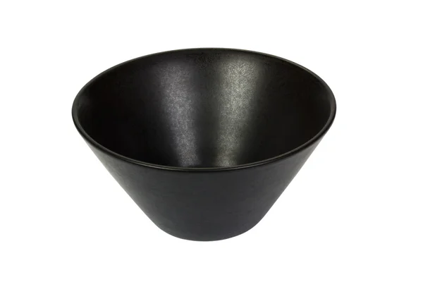 一个黑色的碗里的特写镜头 — 图库照片