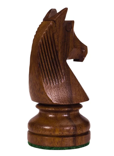 Close-up of a knight chess piece — Stock Photo, Image